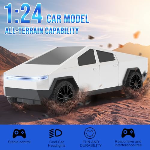 Remote Control Pickup Truck 1/24 Scale Rechargeable Blue H43886