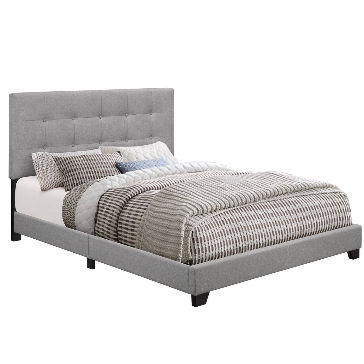 Queen Upholstered Platform Bed K5633
