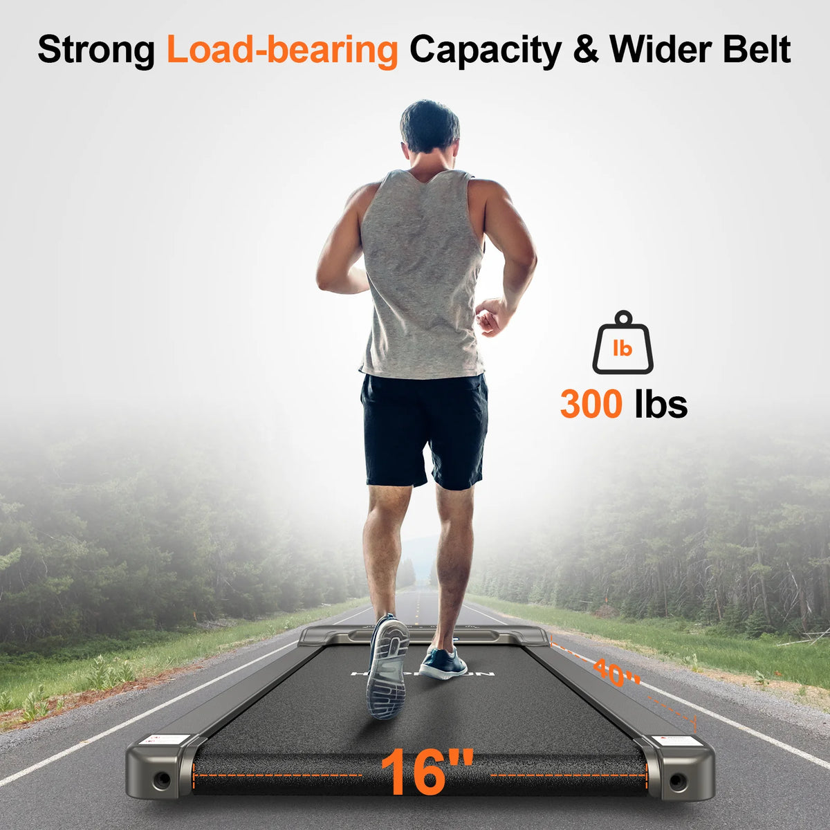 2.5HP Under Desk Treadmill with Remote Control L287