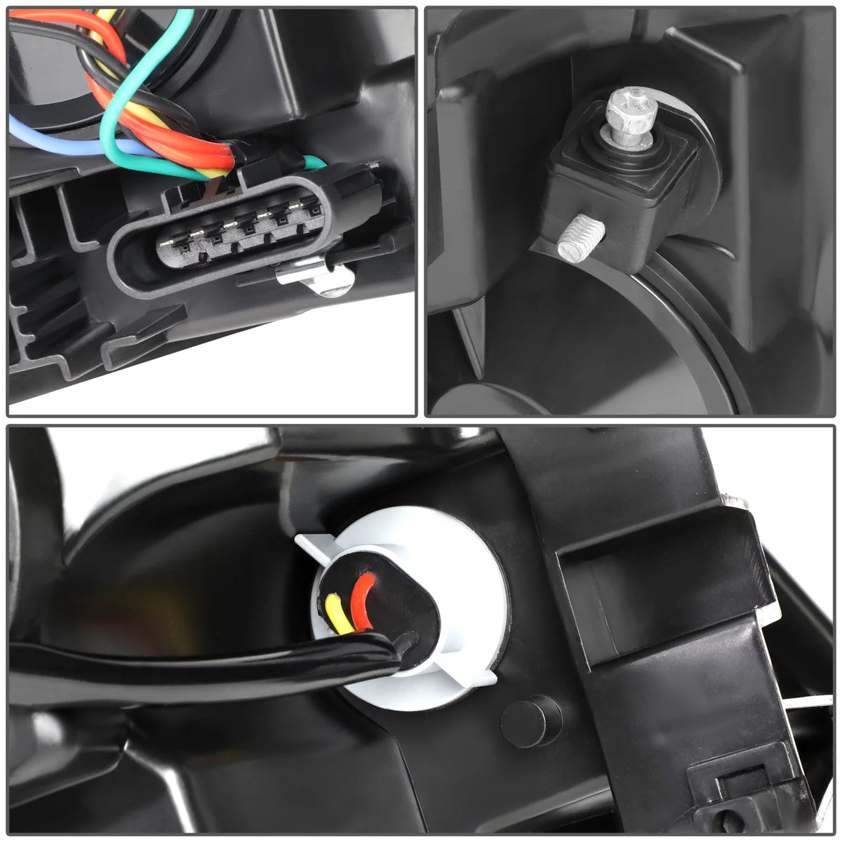 Black Housing Amber Corner Headlight Assembly W72768