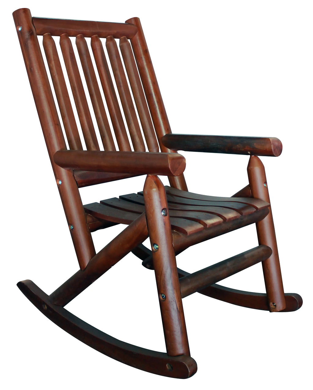 Brown Wood Rocker E6040