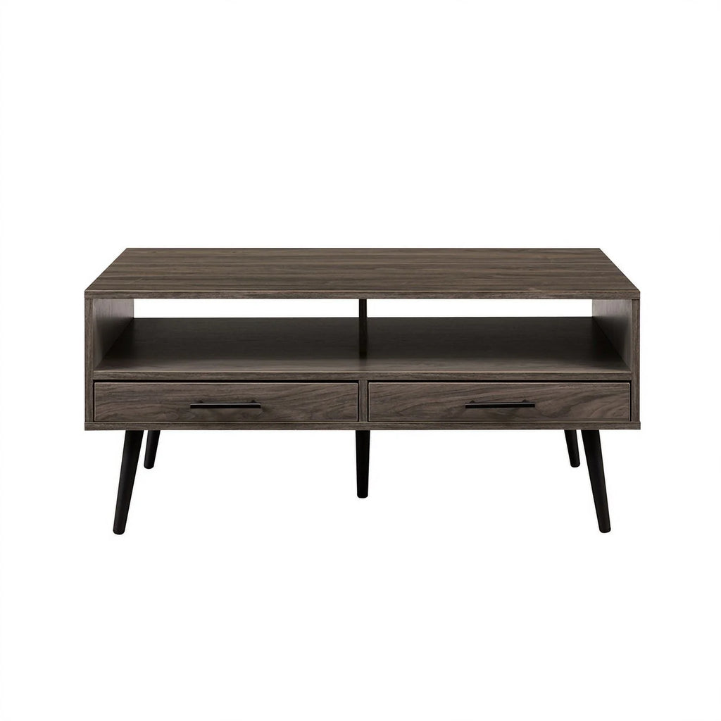 40" Wood Coffee Table with Hairpin Legs F444