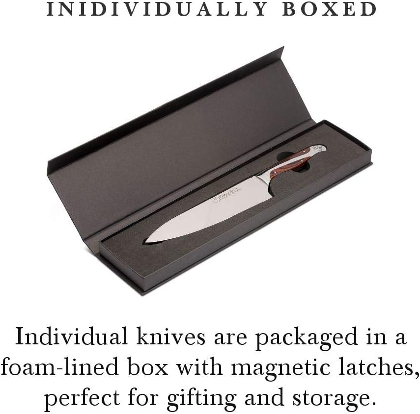 14-Inch Forged German High Carbon Steel Carving Knife with Pakkawood Handle U568