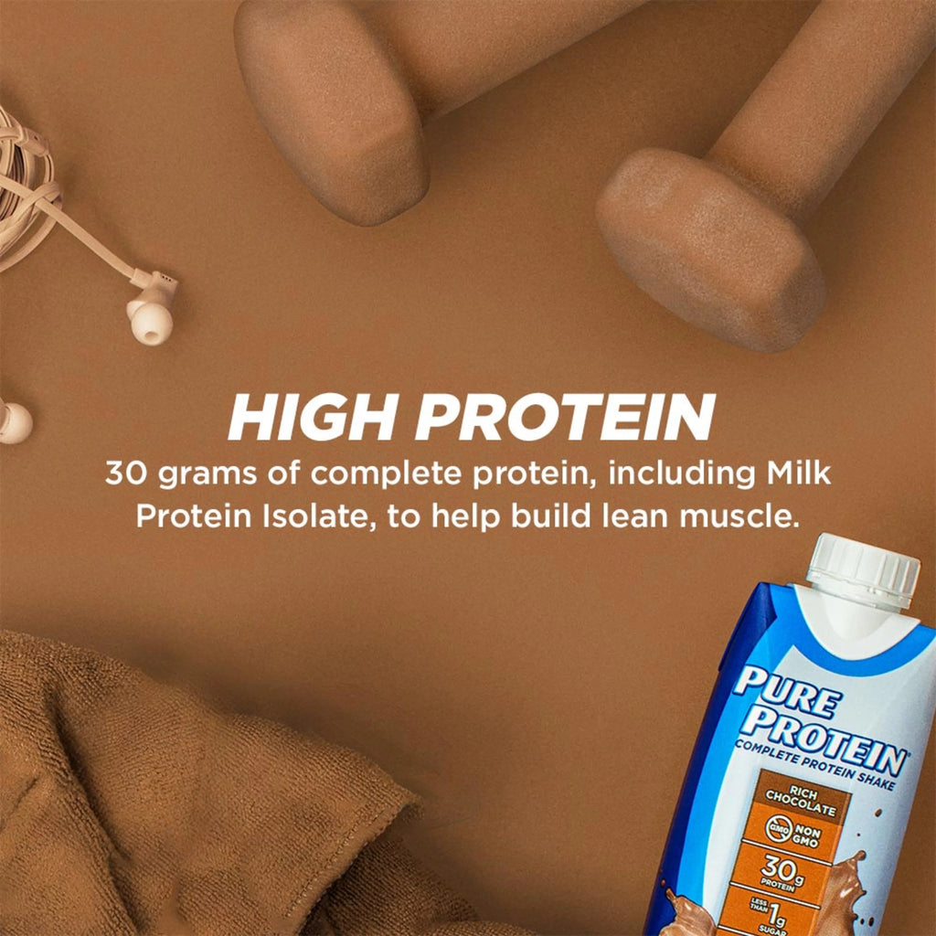 Rich Chocolate 30g Protein Shake 12 Ct H163