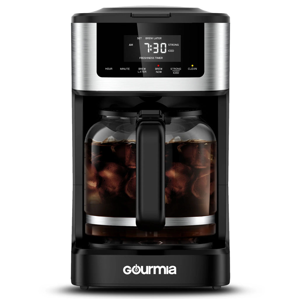 12 Cup Programmable Hot & Iced Stainless Steel Coffeemaker P8634