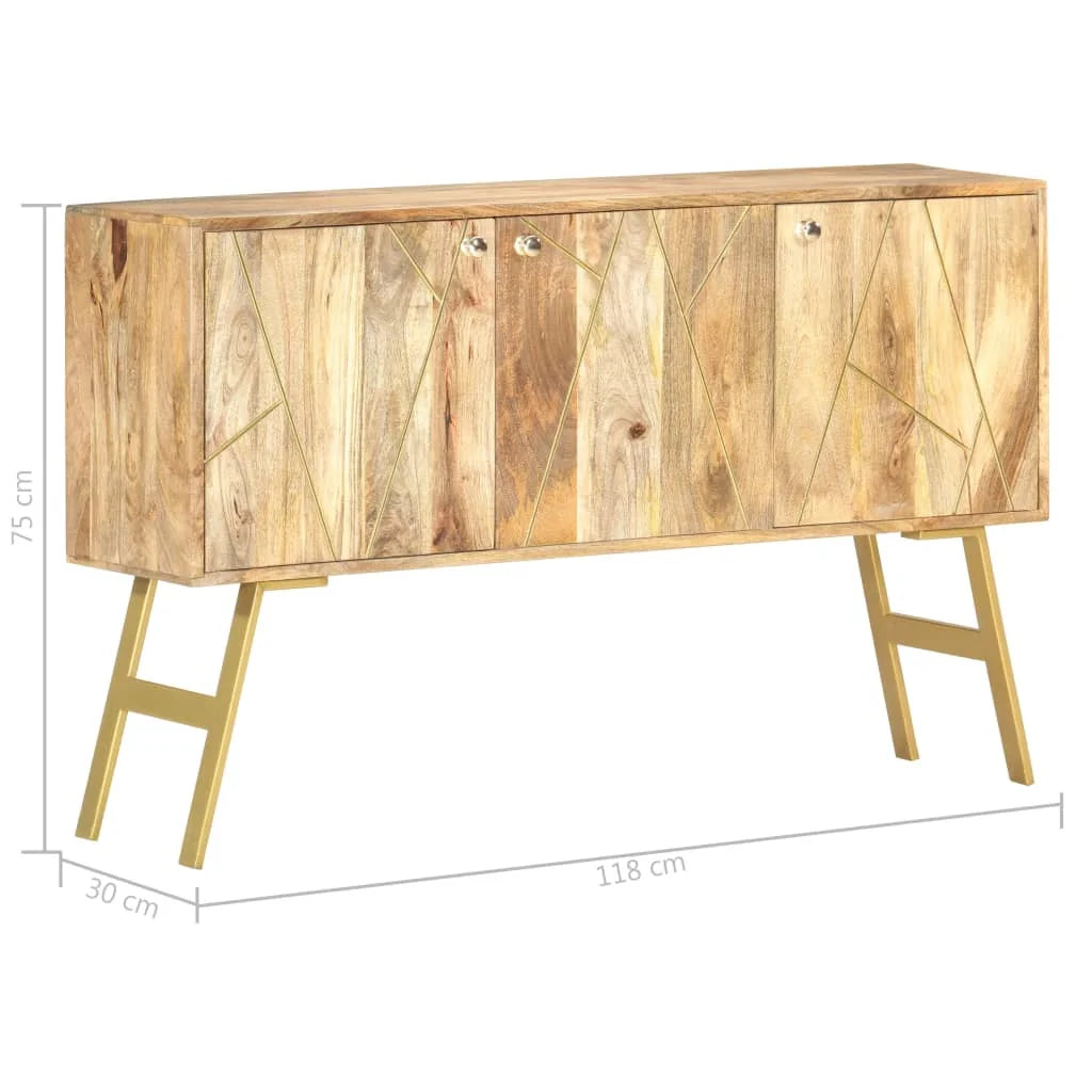 Solid Mango Wood Sideboard U415
