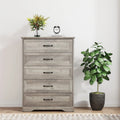 Grey 5 Drawer Dresser U201