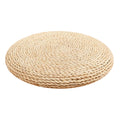 Round Straw Weave Floor Pillow X472