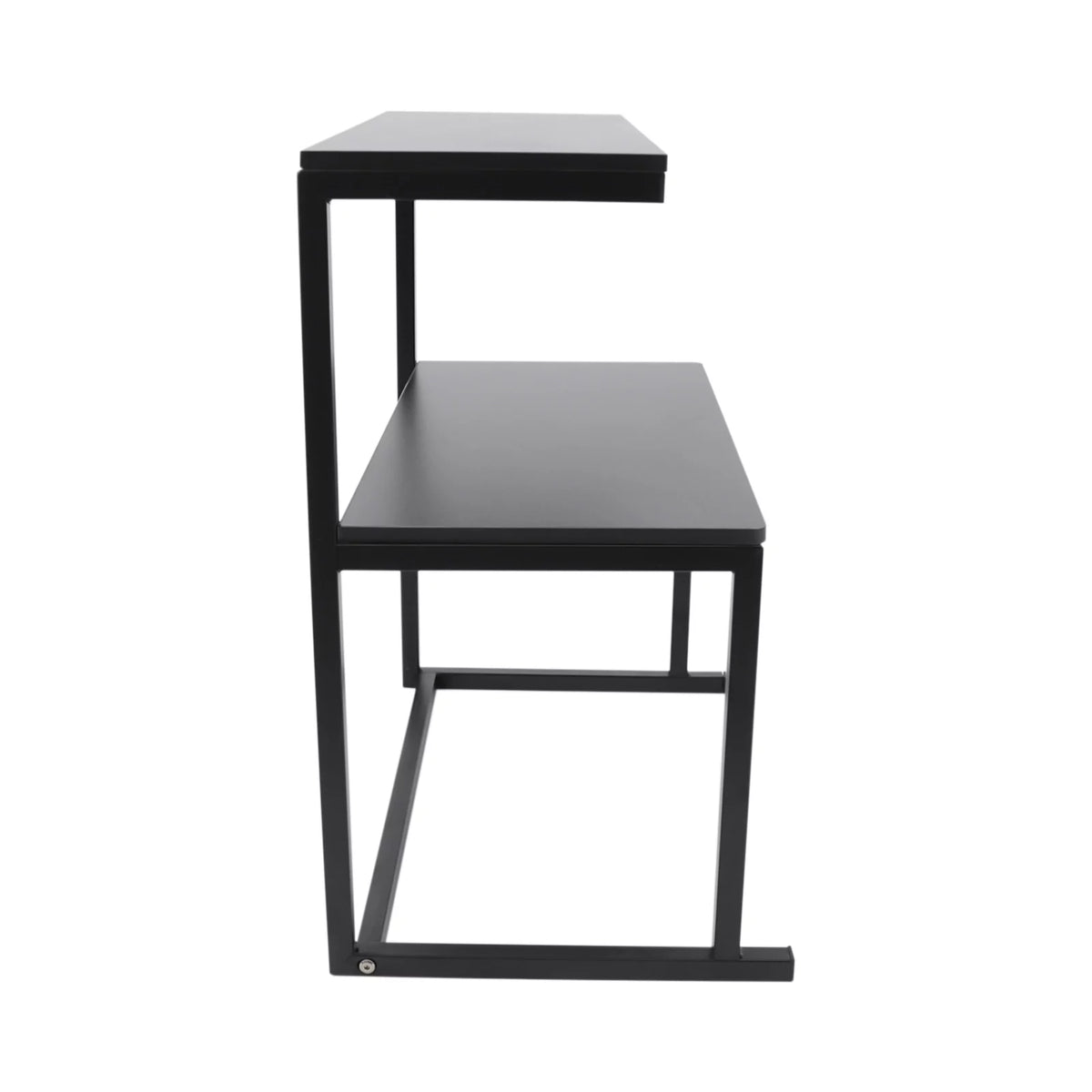 3-Tier Printer Stand Black Desk Shelves Q833336