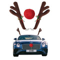 Car Reindeer Antlers & Nose Christmas Costume Decoration Kit (Brown) X97070