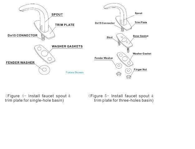 Automatic Hands Free Sensor Faucet Chrome E252