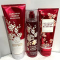 Japanese Cherry Blossom Body Wash Fragrance Mist and Body Cream P548