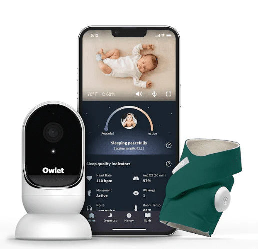 Portable Video Baby Monitor with HD Camera and Heart Rate Tracker U63648