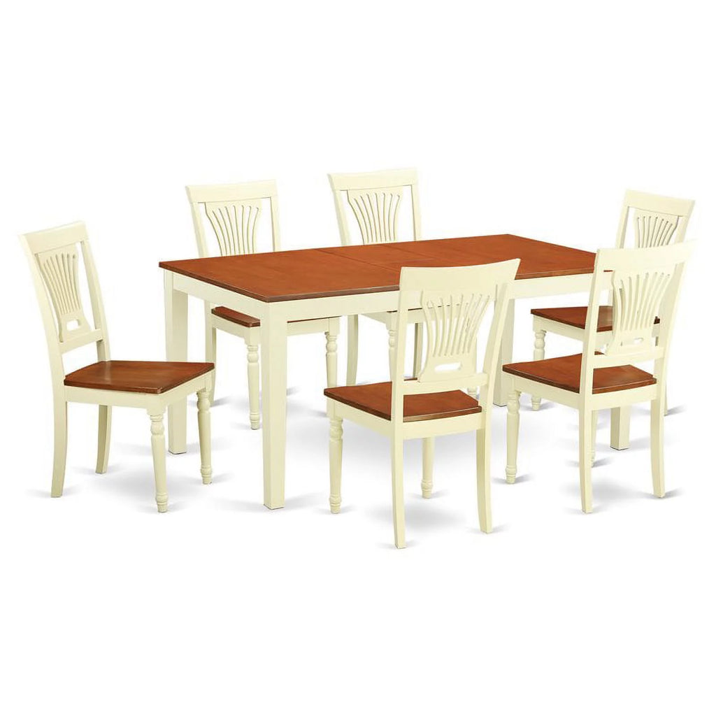 7-piece Wood Kitchen Table Set T5058
