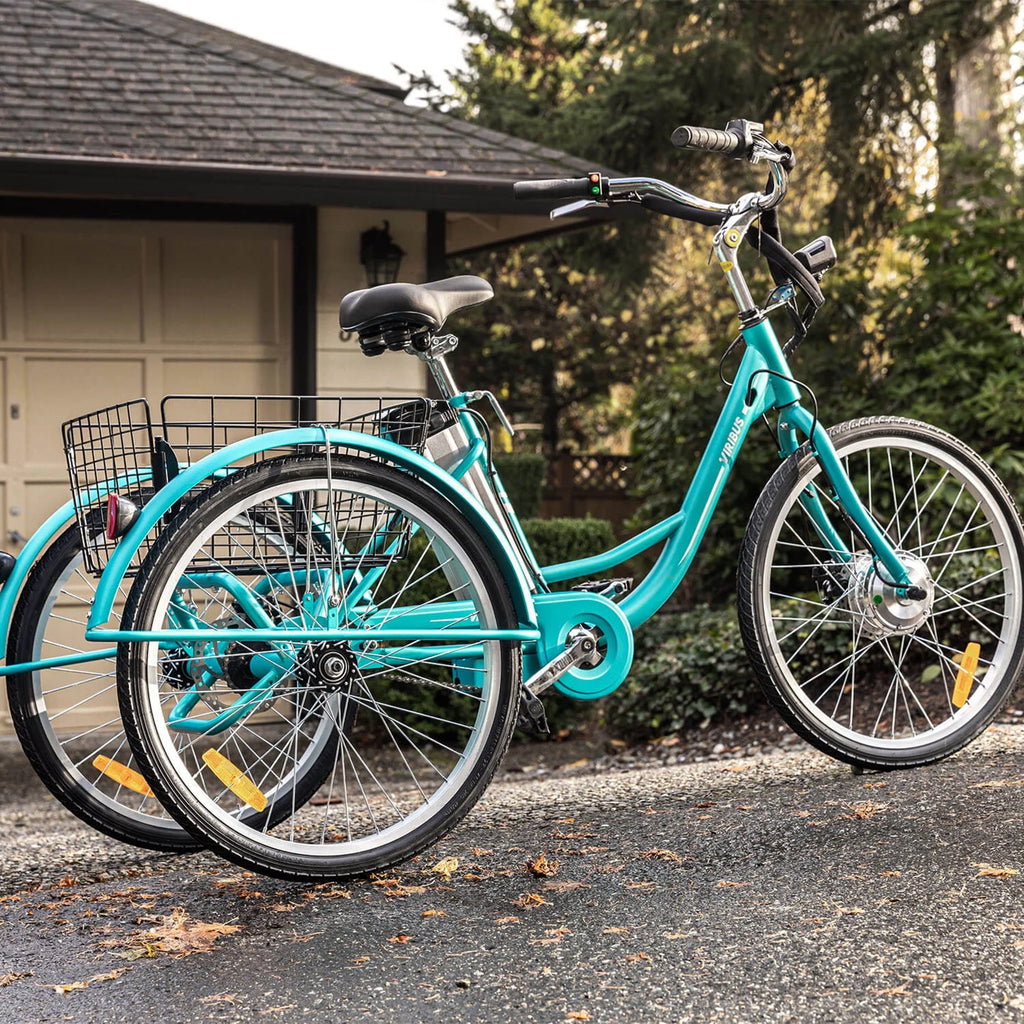 26" 350W Electric Tricycle with Basket A218429