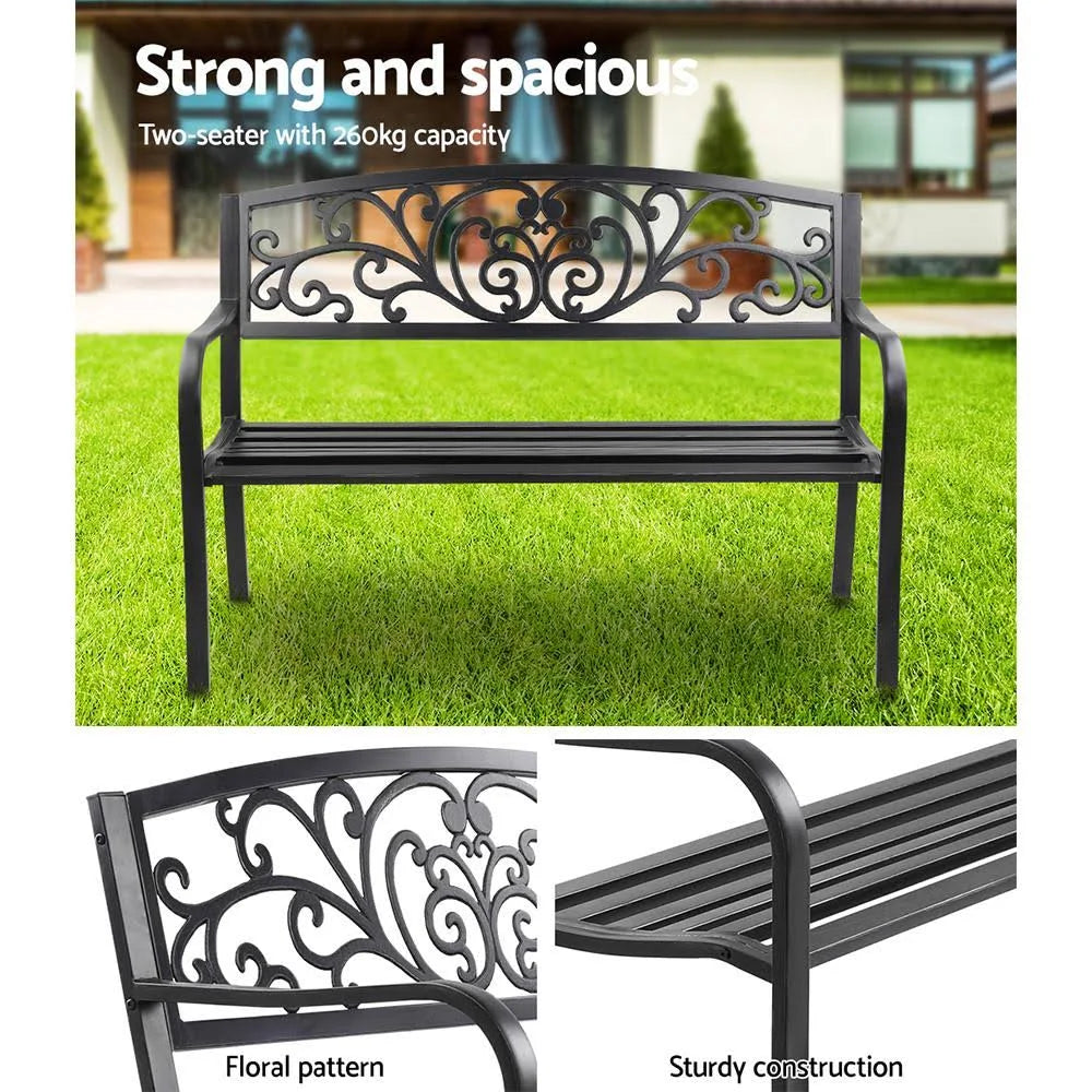 Cast Iron Garden Bench S11262