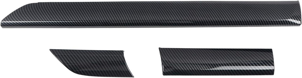 Toyota Tundra 2014-2021 Center Console Trim ABS Carbon Fiber Grain 3pcs P2176