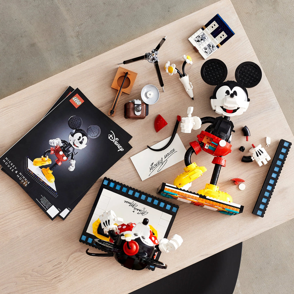 Mickey Mouse & Minnie Mouse Buildable Characters 1,739 Pieces D56634