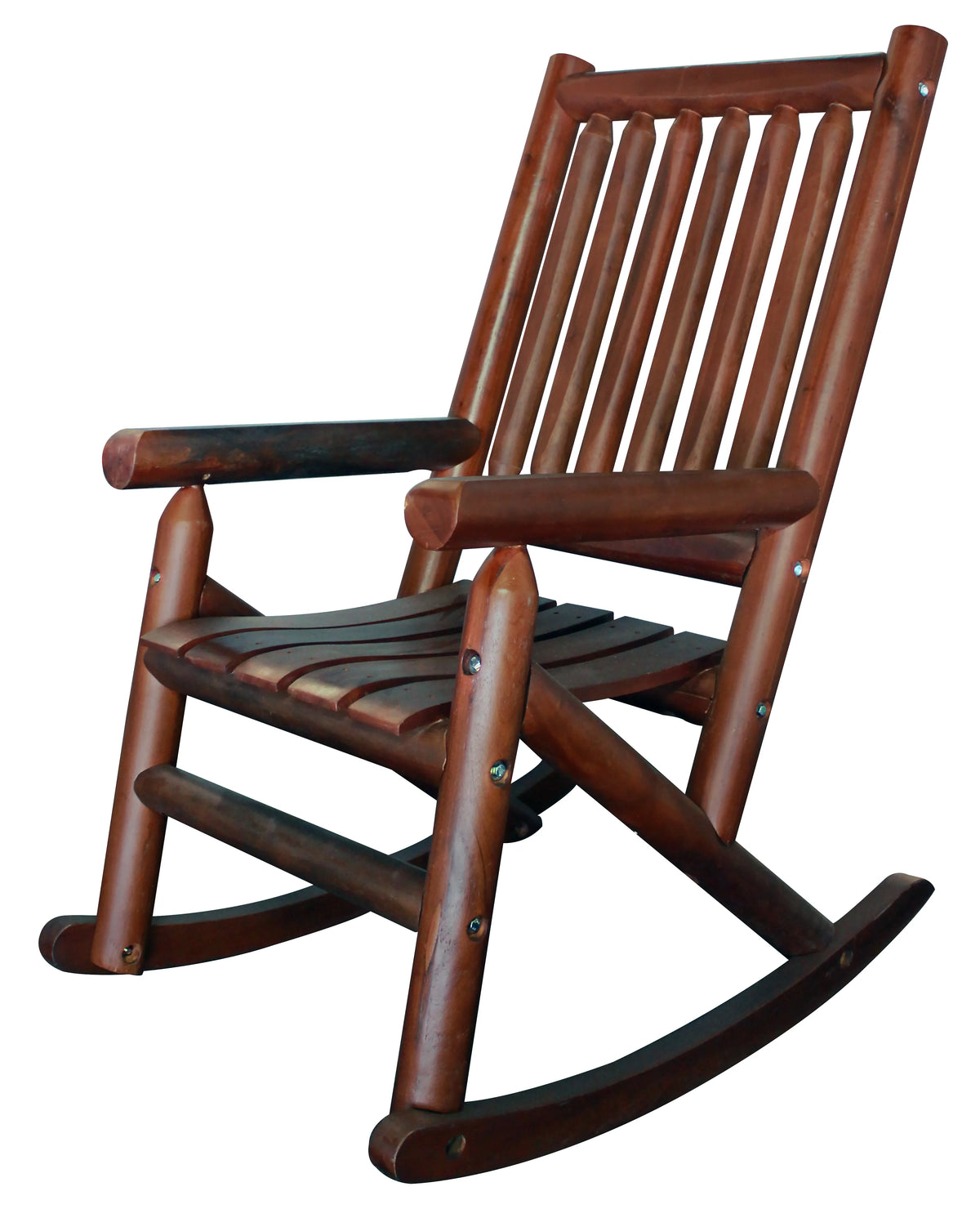 Brown Wood Rocker E6040
