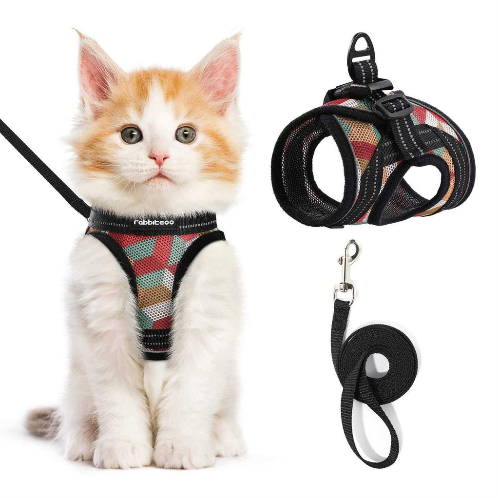 Cat Harness and Leash Soft Adjustable Vest K36454