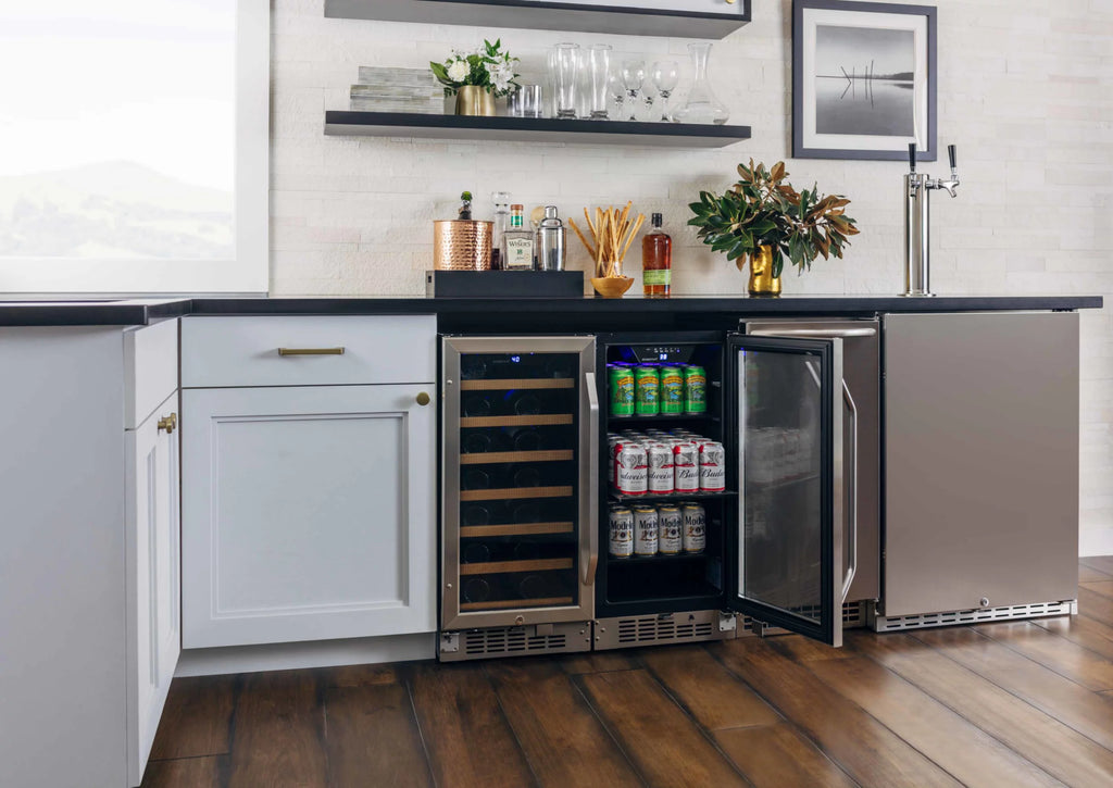 24 Wide 142 Can Built-In Beverage Cooler Stainless Steel P701374