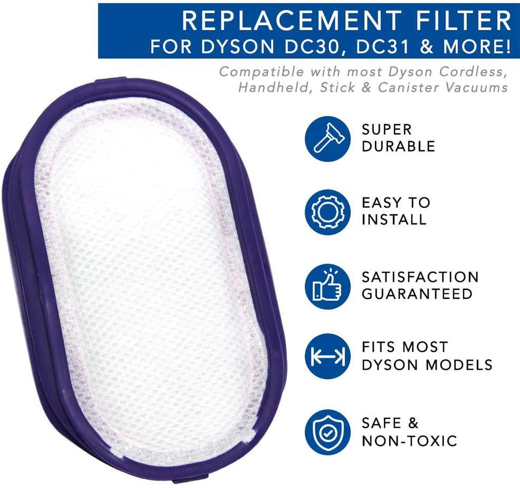 Replacement Pre Filter for Vacuum Cleaners, 3 Pack K298