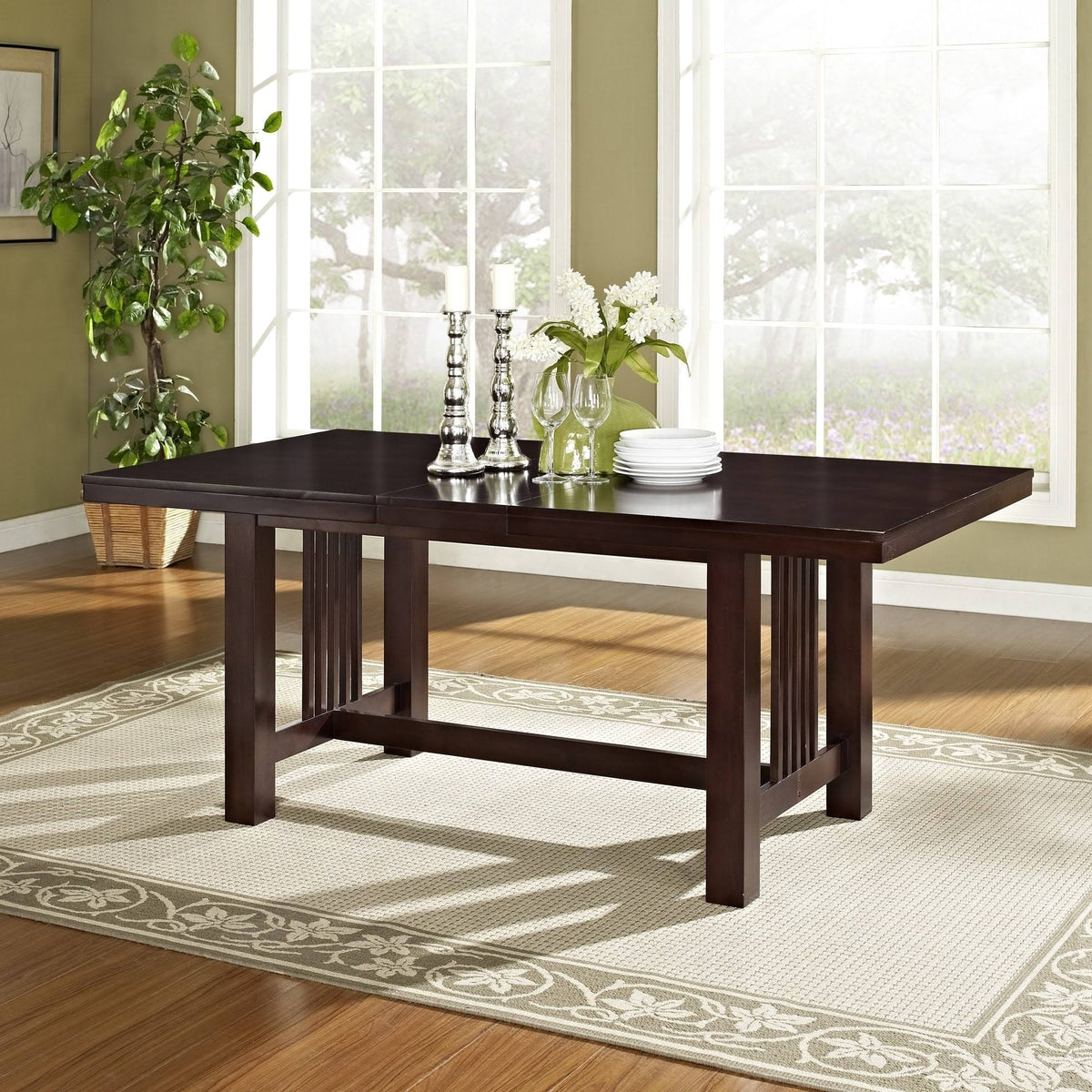 Cappuccino Brown Wood Dining Table V240794