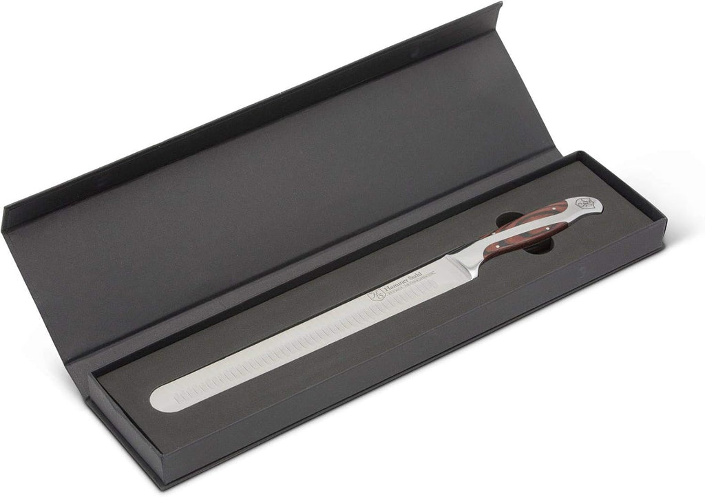 14-Inch Forged German High Carbon Steel Carving Knife with Pakkawood Handle U568