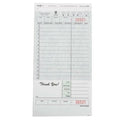 2 Part Green 15 Line Guest Check Board W44485