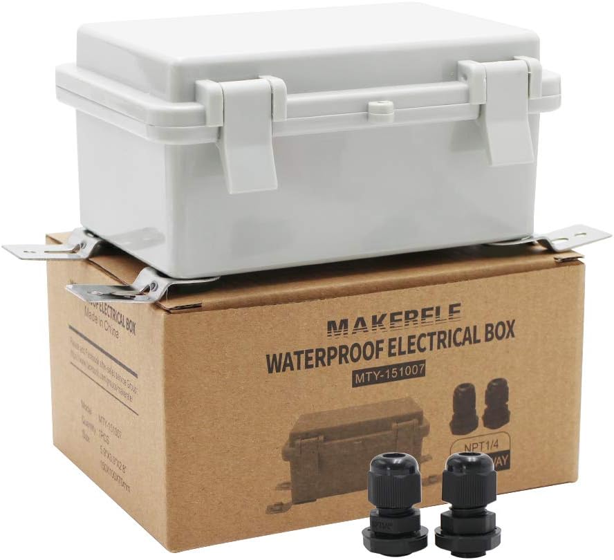 Waterproof Electrical Box with Lock and Wall Bracket D89728