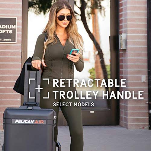 Black Wheeled Check-in Case With Foam D8362