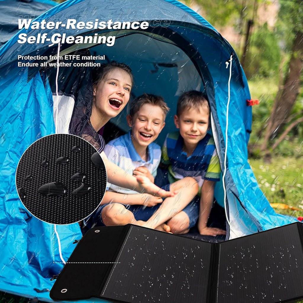 120W Monocrystalline Foldable Solar Panel with USB X6544