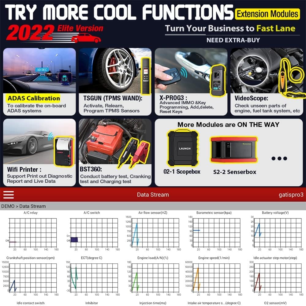 Bidirectional Full System Automotive Diagnostic Scanner V235