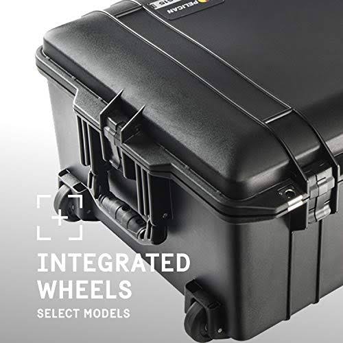Black Wheeled Check-in Case With Foam D8362