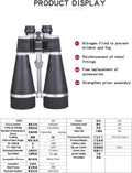 30X80 BAK4 Waterproof Binoculars with EVA Carrying Case D704