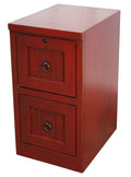 Rustic 2 Drawer File Cabinet Light Blue G4873
