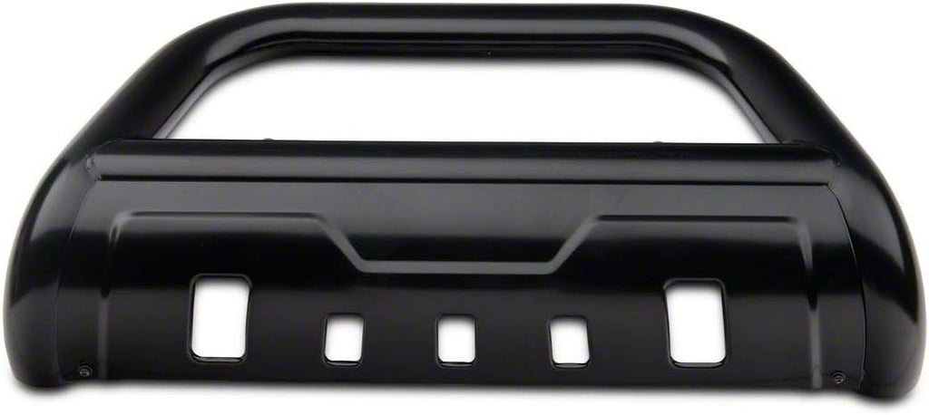 Black 3.50-Inch Oval Bull Bar with Skid Plate P79206