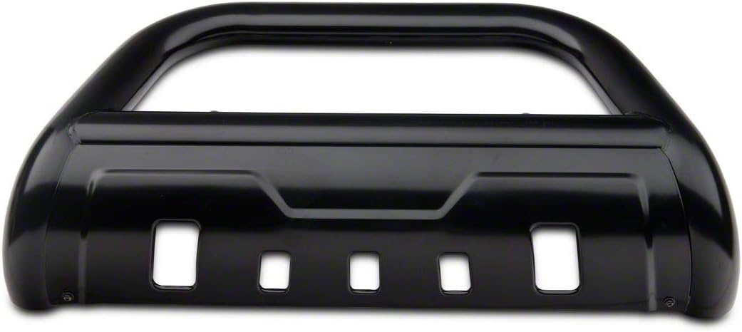 Black 3.50-Inch Oval Bull Bar with Skid Plate P79206