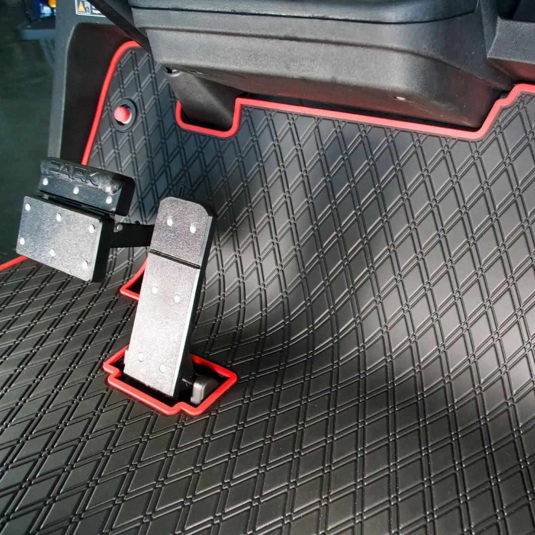 Black Golf Cart Floor Liner Mat N338