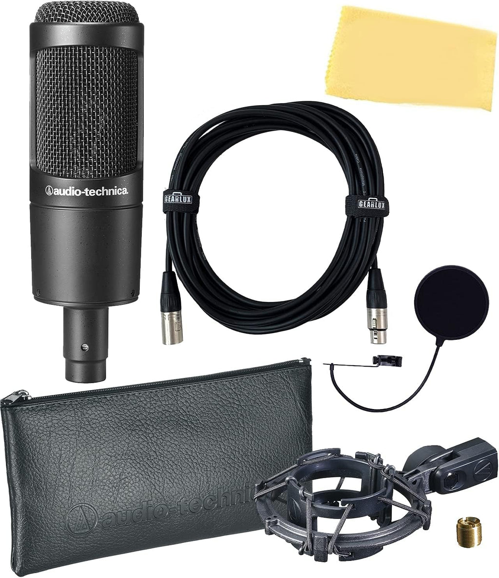 Multi-Pattern Condenser Microphone with Pop Filter and XLR Cable G150313