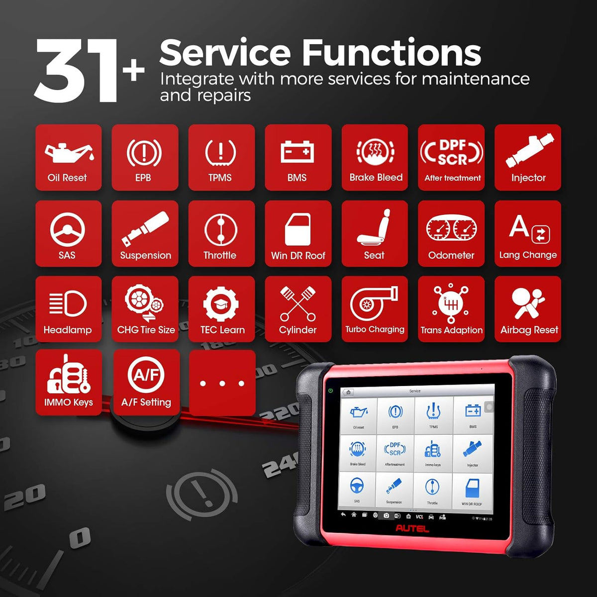 Automotive Scan Tool with ECU Coding G97785