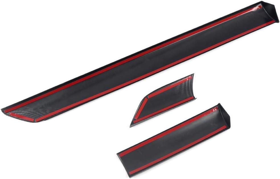 Toyota Tundra 2014-2021 Center Console Trim ABS Carbon Fiber Grain 3pcs P2176