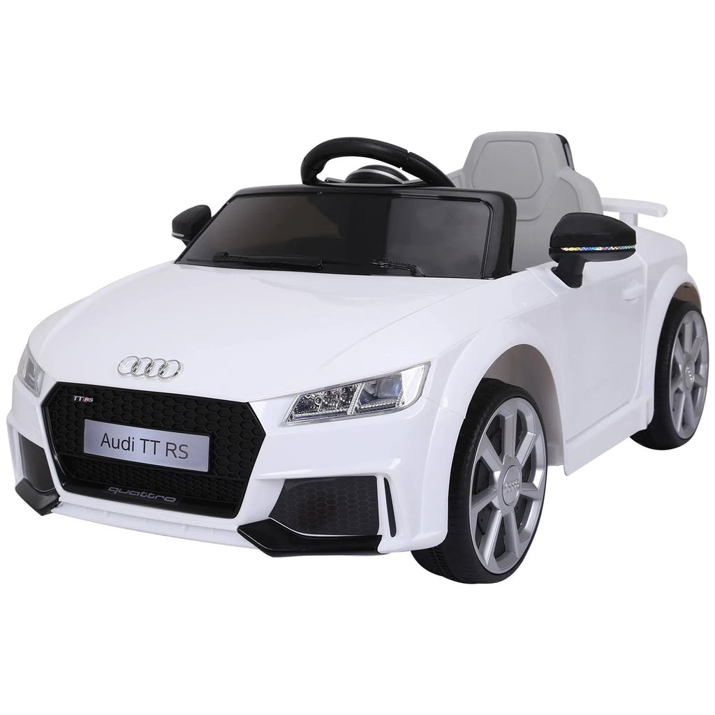 6V Kids Electric Ride on Toy Car with Remote Control - White X9962