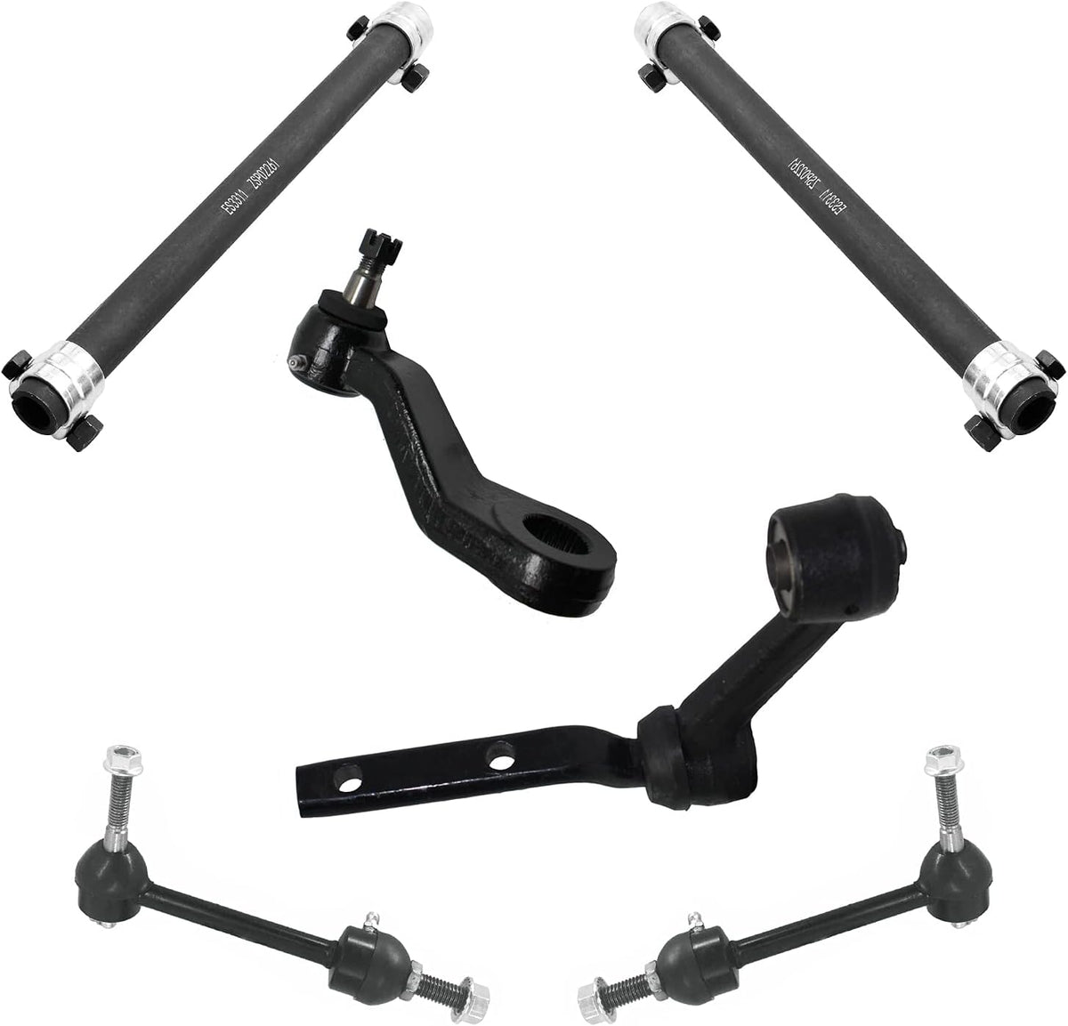 Front Control Arms with Ball Joints Sway Bars Tie Rods Suspension Kit 14pc Set T739