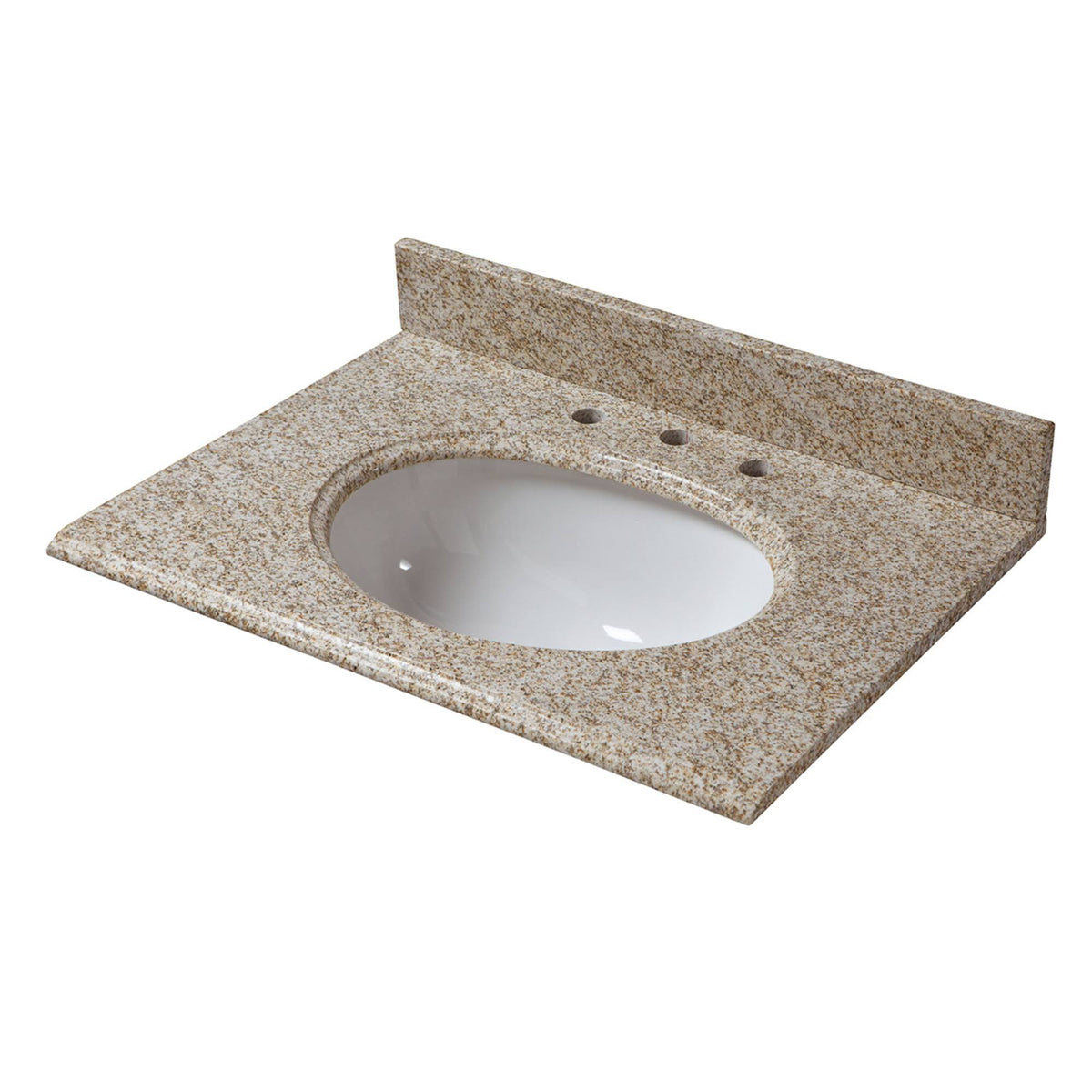 Granite Vanity Top with Oval Bowl V873