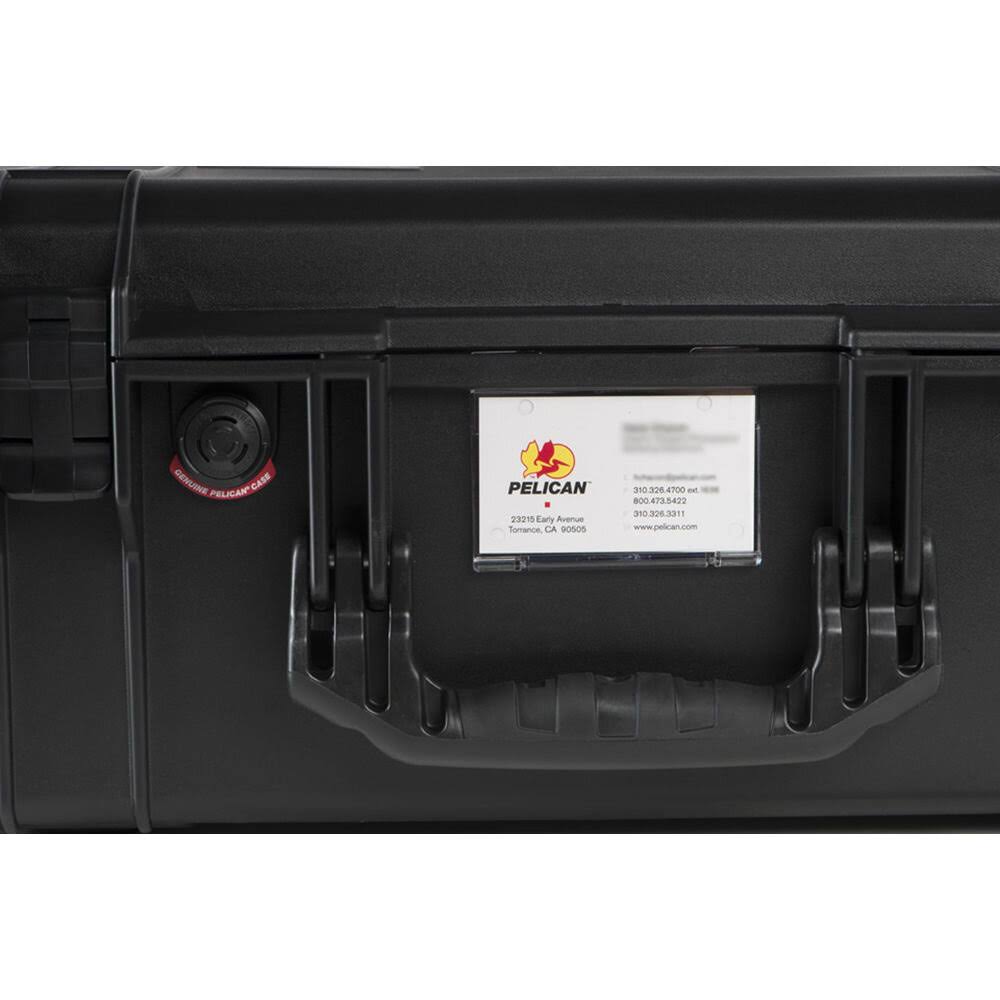 Black Wheeled Check-in Case With Foam D8362
