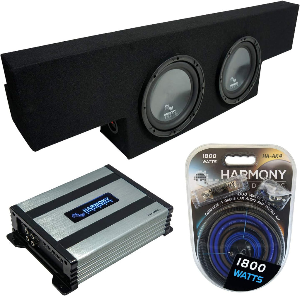 Dual 12 Sub Box Bundle with Amp O971356