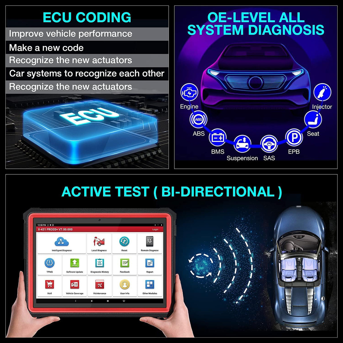 Bi-Directional Automotive Scan Tool X14178