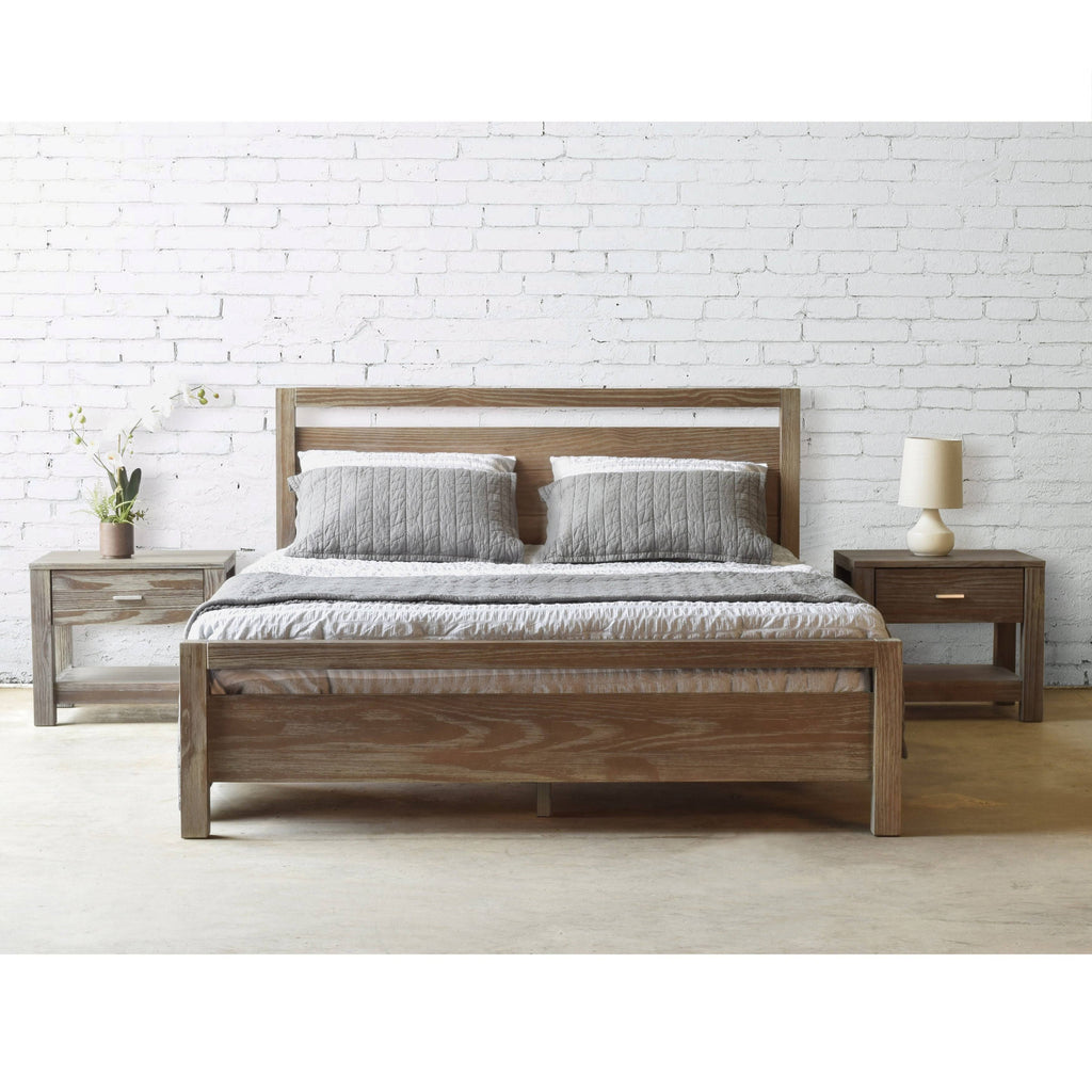 Queen Platform Bed Acacia H227