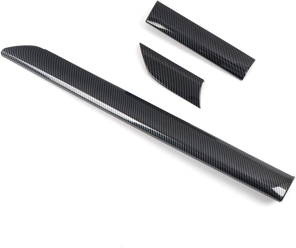 Toyota Tundra 2014-2021 Center Console Trim ABS Carbon Fiber Grain 3pcs P2176